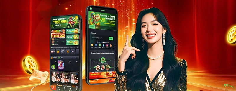 APP oficial da 55pg para mobile